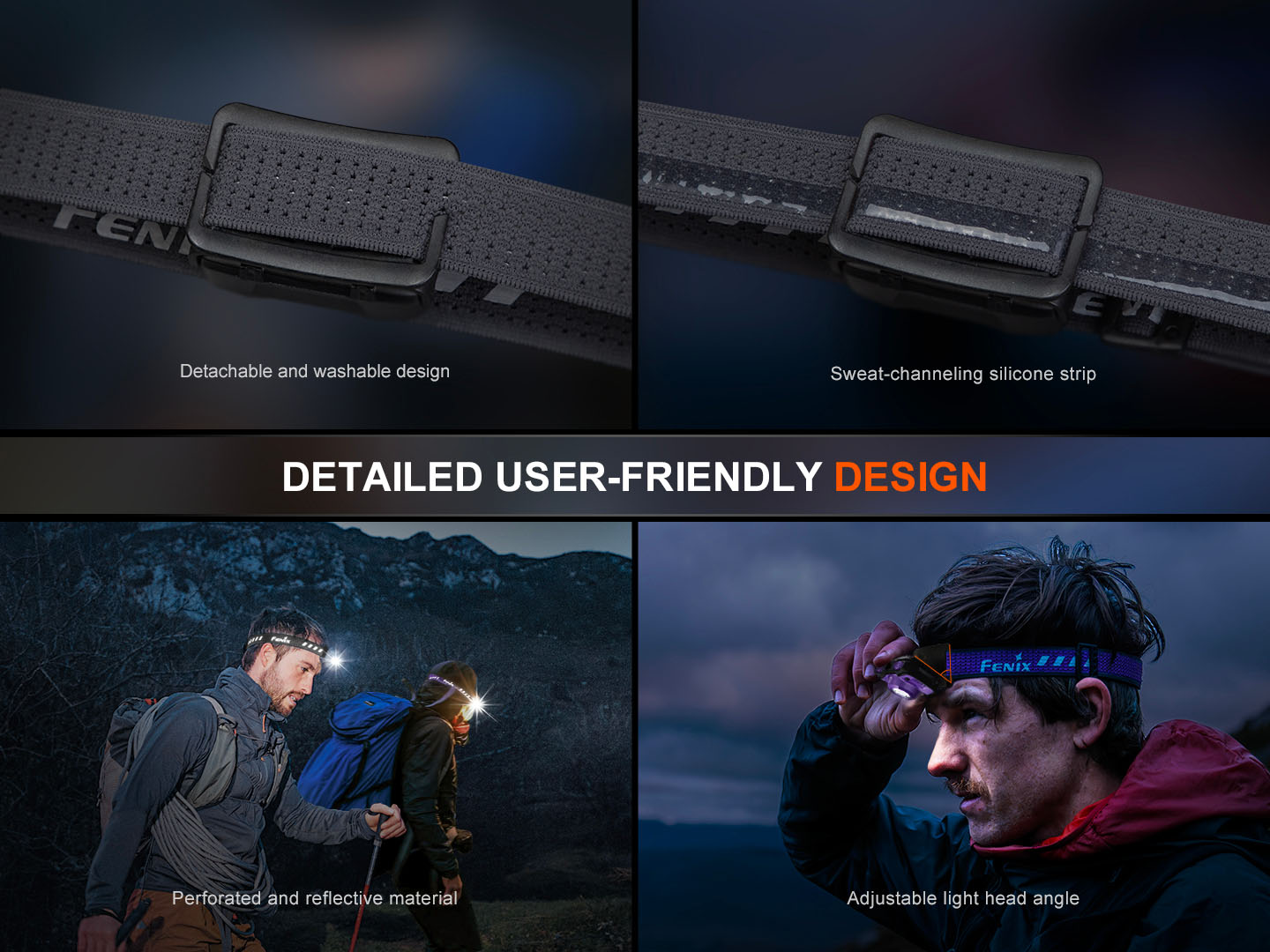 FENIX Nabíjecí čelovka HL12R V2.0 fialová