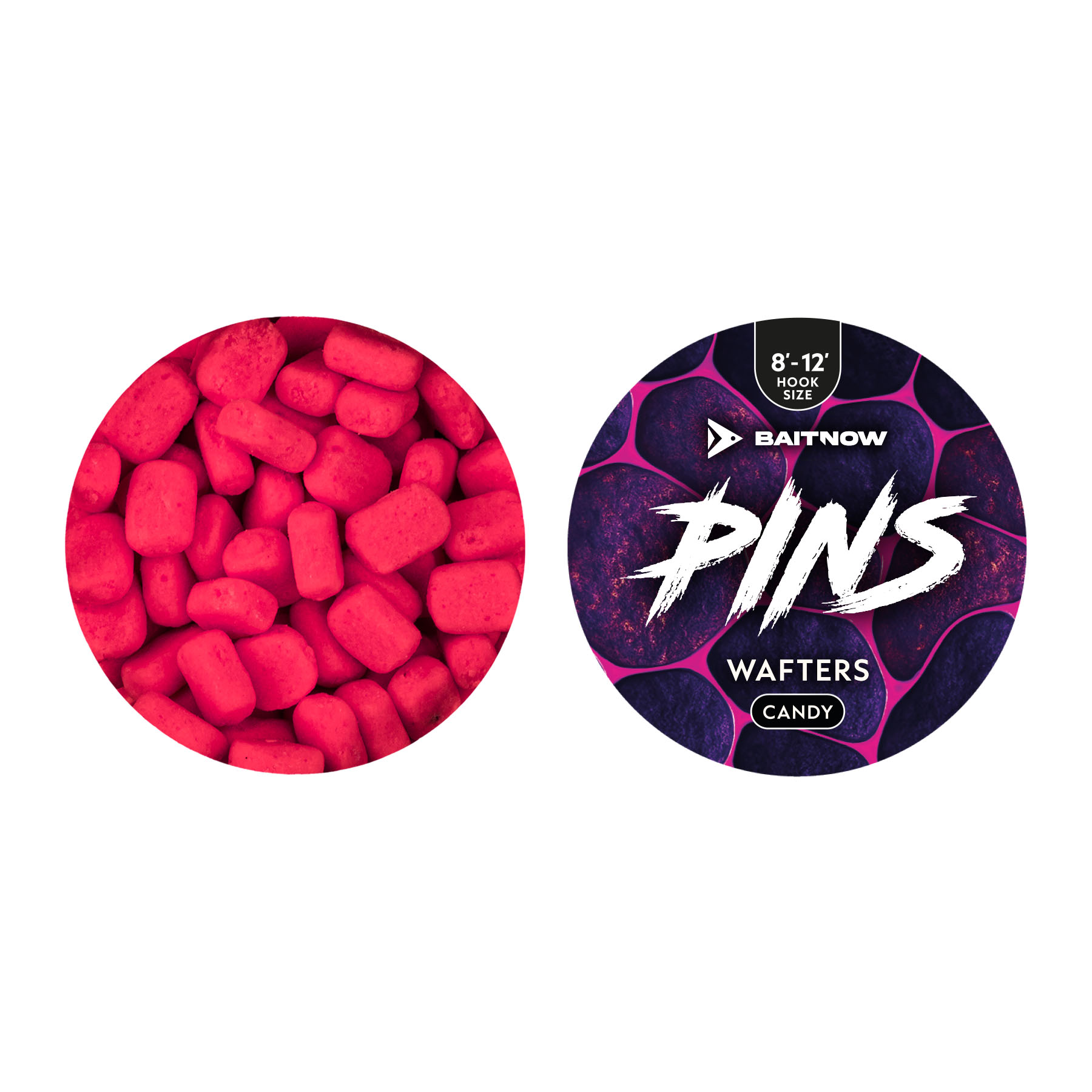 BAITNOW Wafters Method Feeder Pins Candy 8-12mm 12 g