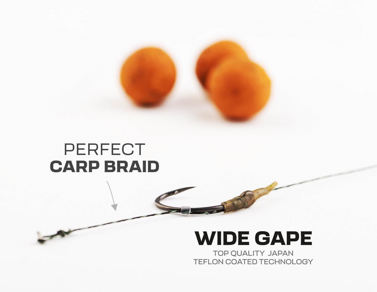 ZFISH Návazec Wide Gape Carp Rig vel.4
