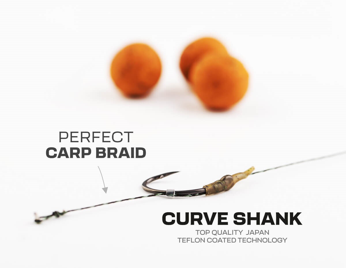 ZFISH Návazec Curve Shank Carp Rig vel.2