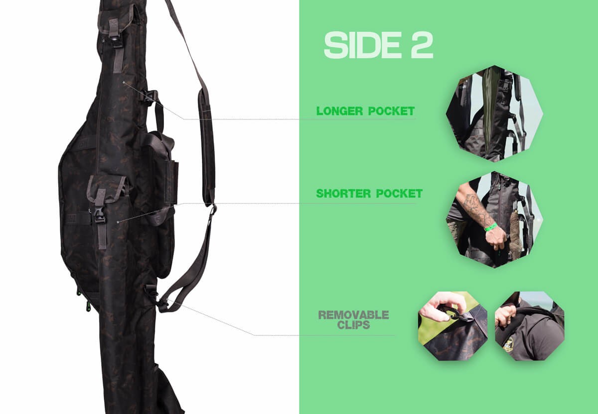 ZFISH Pouzdro na 2 Pruty Z-CORE Elite Carp Holdall 2 Rods 12ft/195cm