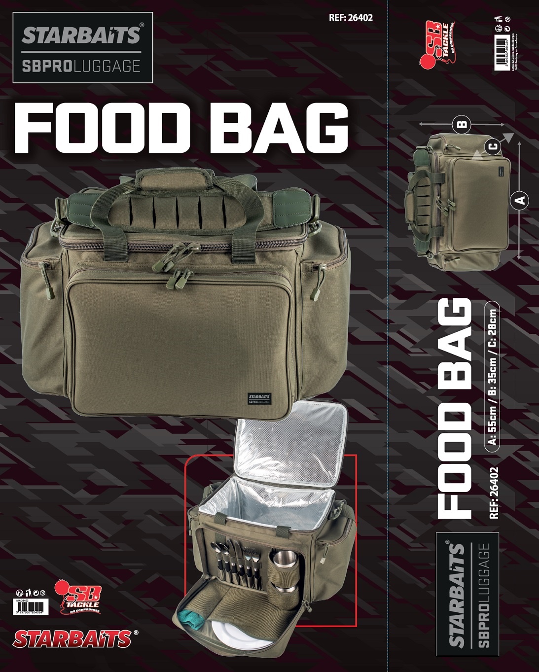 STARBAITS Taška PRO Food Bag - jídelní taška