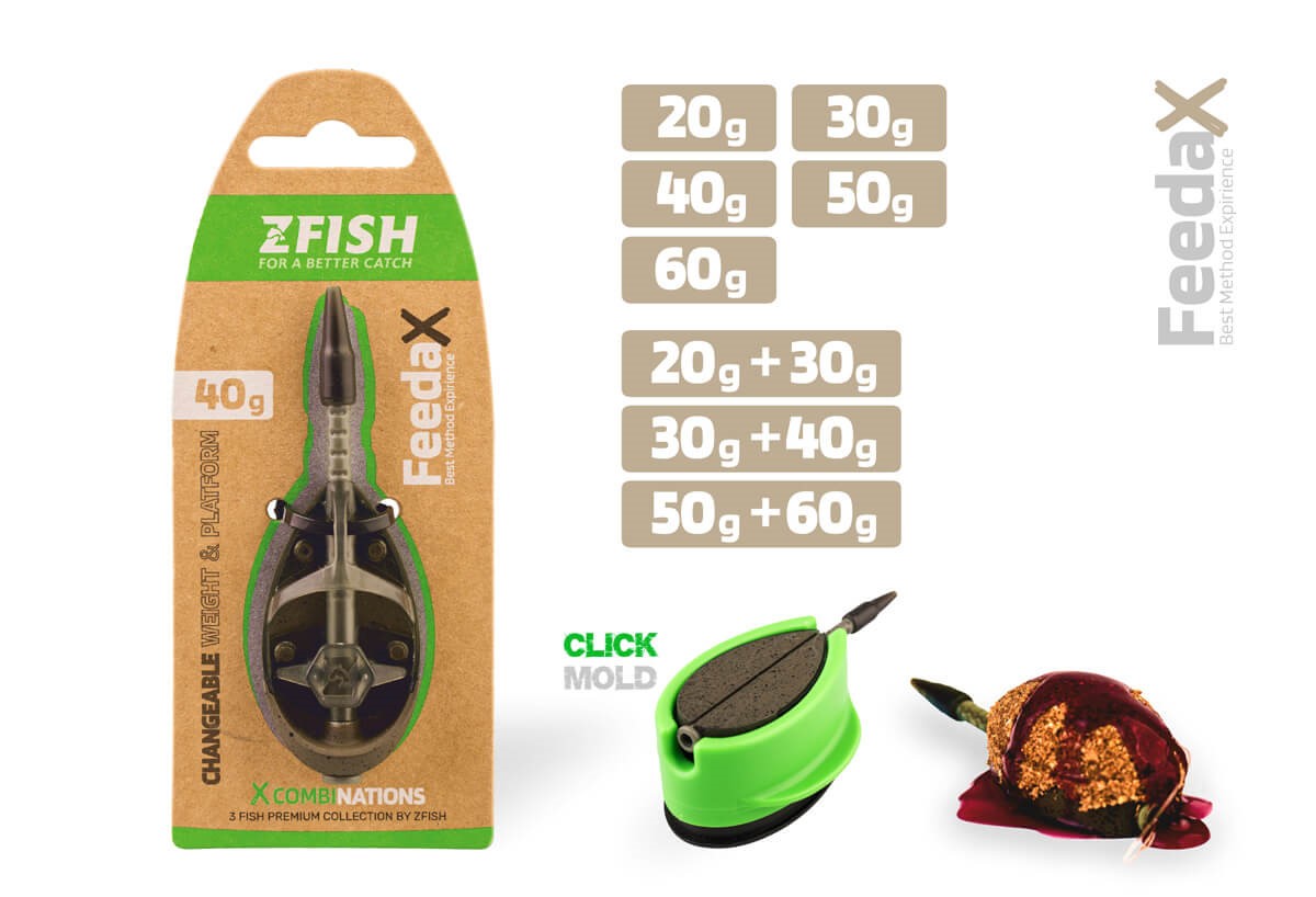 ZFISH Krmítko Method Feeder Freeda X 50g