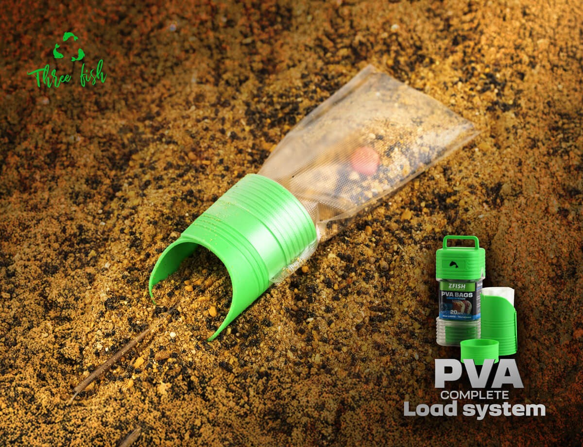 ZFISH PVA Plnička Load System 20ks Velikost L (70x140mm)