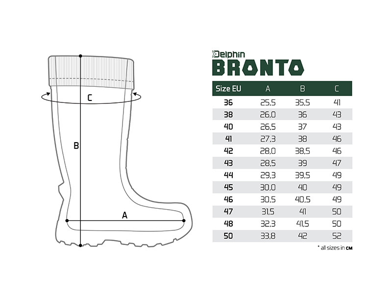 DELPHIN Holínky BRONTO vel. 45