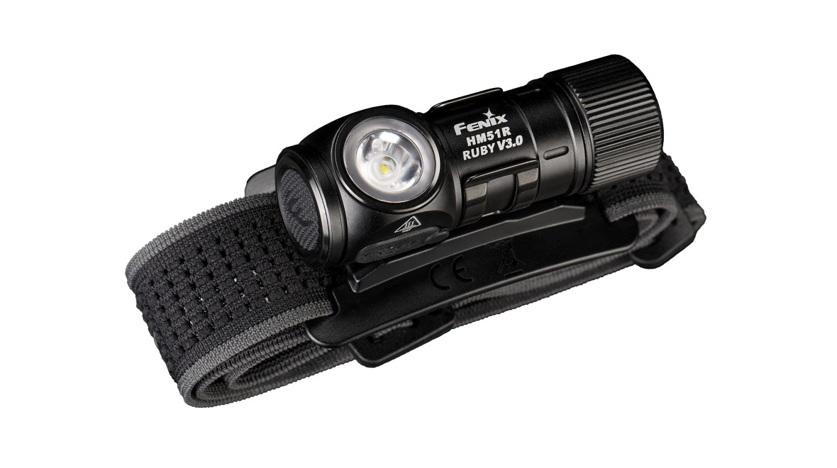 FENIX Nabíjecí čelovka HM51R Ruby V3.0 celočerná