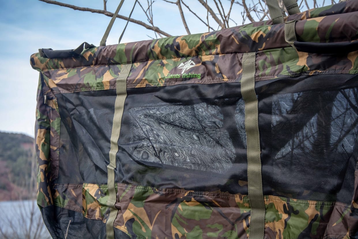GIANTS FISHING Vážící sak plovoucí Weigh Sling Floating Luxury Camo XL