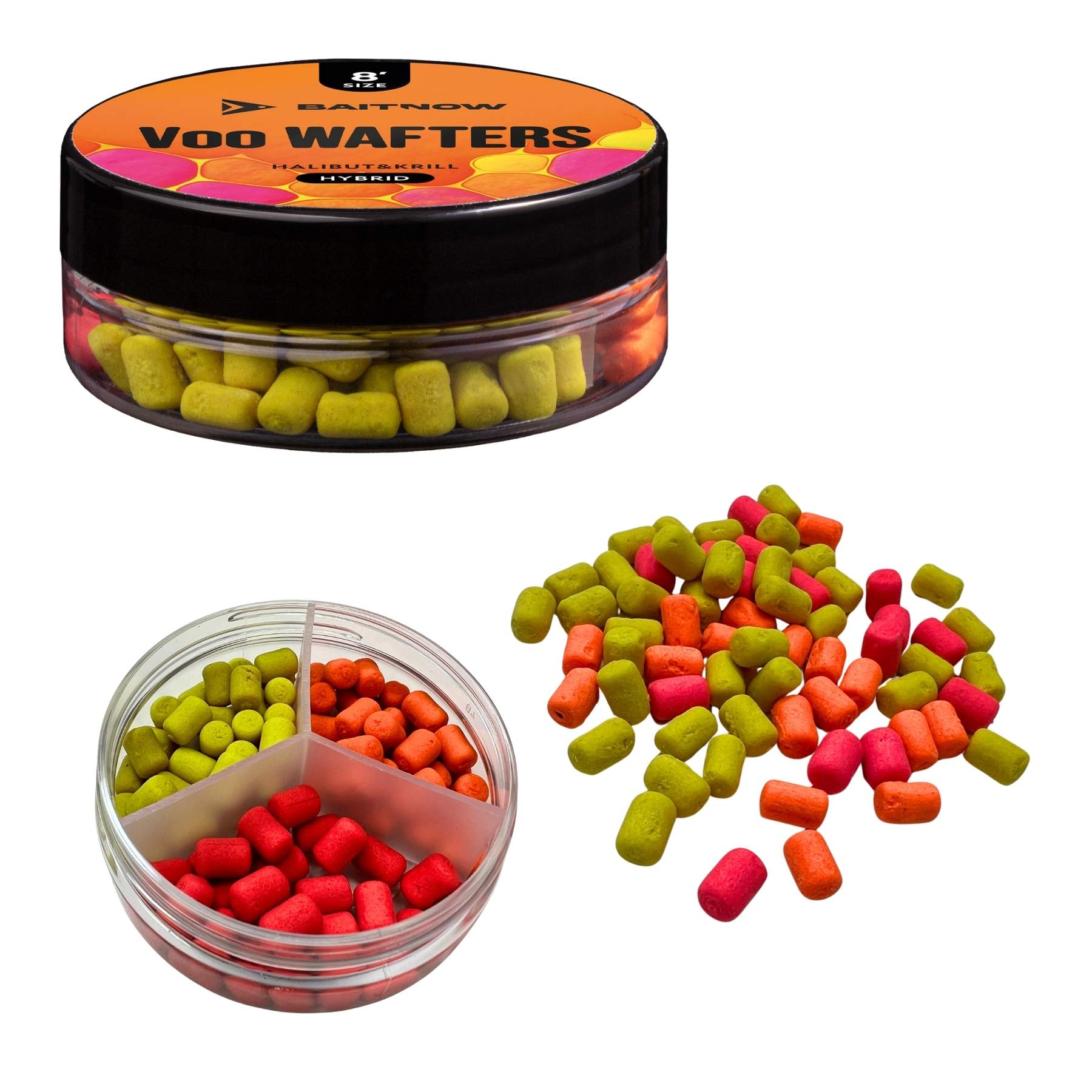 BAITNOW Wafters Method Feeder Voo Wafters Fusion 8mm 21 g