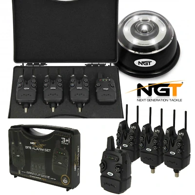 NGT Sada hlásičů Dynamic Bite Alarm Set 3+1 + světlo ZDARMA