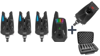 FLACARP Sada signalizátorů X7 3+1 + RX7 + pohybové čidlo AL2 s kufříkem