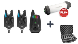 FLACARP Sada signalizátorů X7 2+1 + RX7 + lampa FL6+ s kufříkem