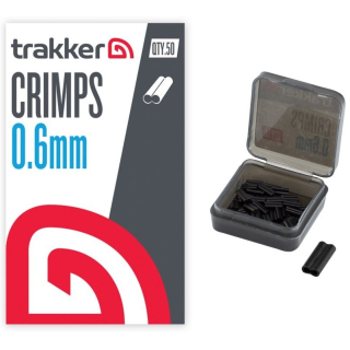TRAKKER Náhradní svorky Crimps 0,6mm 50ks