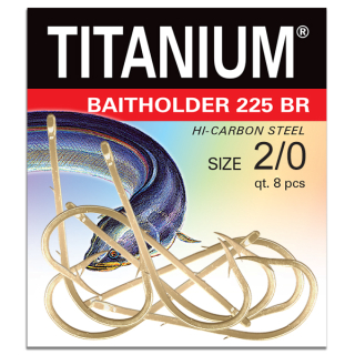 Háček TITANIUM BAIT.225 BR 2/0