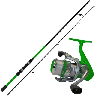 DAM Dětský set Vibe Combo 180cm 5-20g + naviják Vibe 25FD GREEN