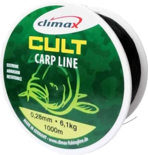 CLIMAX Vlasec Cult Carp Line Black 1000 m 0,25 mm 5 kg