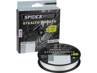 SPIDERWIRE Splétaná šňůra Stealth Smooth x8 Translucent 0,11 mm 10,3 kg 150 m