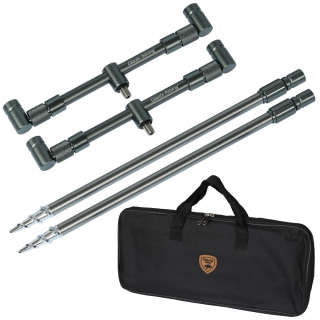 GIANTS FISHING Sada hrazd Gaube Buzzer Bar Set 2 Rods Silver