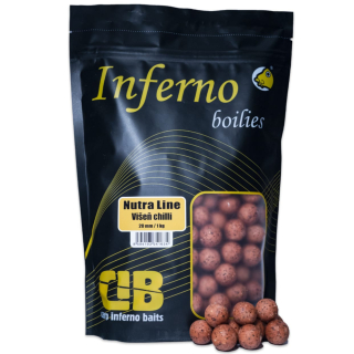 CARP INFERNO Boilies Nutra Line - Višeň Chilli 1 kg 20 mm