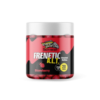 CARP ONLY Dipovaný boilies Frenetic A.L.T. Jahoda 20 mm 250 ml