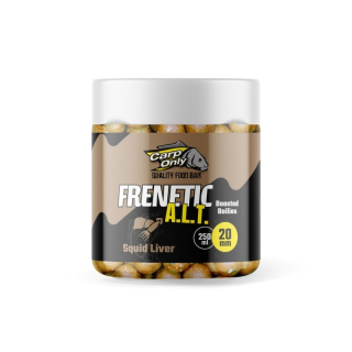 CARP ONLY Dipovaný boilies Frenetic A.L.T. Oliheň Játra 20 mm 250 ml