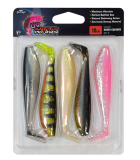 Fox Rage Gumová Nástraha Zander Pro Mixed UV Colour 5ks 12cm