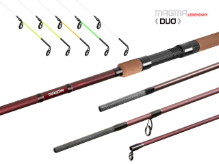 DELPHIN Prut MAGMA LEGEND4RY Duo 320 - 360 cm / 100 g / 3 díly