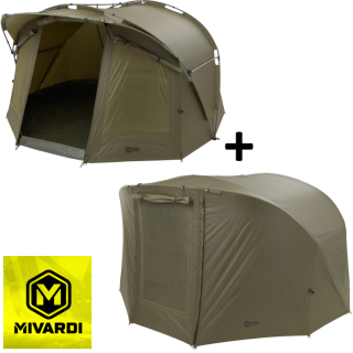 MIVARDI Bivak ENTRIX XL + přehoz XL