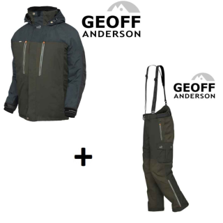 GEOFF ANDERSON Bunda DOZER 6 zelená X + kalhoty URUS 6 zelené vel. XXL