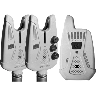 FLACARP Sada signalizátorů X8 + RX8 2+1 - ŠEDÁ 