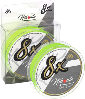 MIKADO Šňůra Nihonto Octa Braid Fluo 150m 0,10mm 7,75kg