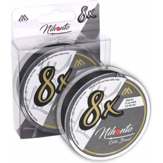 MIKADO Šňůra Nihonto Octa Braid Black 150m 0,10mm 7,75kg