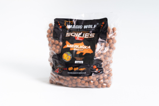 MAGIC WOLF Krmné Boilie 5 kg 24 mm Meruňka