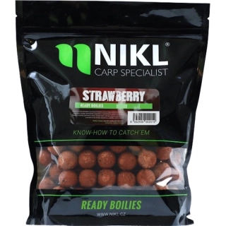 NIKL Ready boilie Strawberry 1kg 20mm