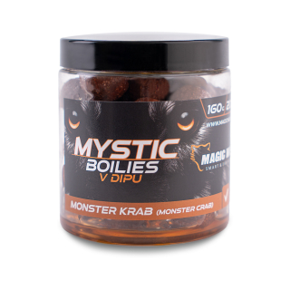 MAGIC WOLF Mystic Boilies v dipu Monster Krab 160g 20mm
