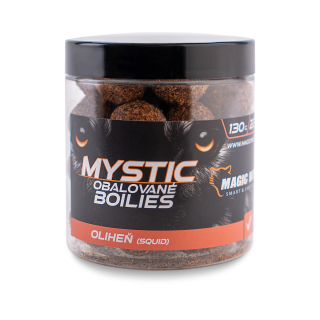 MAGIC WOLF Mystic obalované boilies Oliheň 130g 22mm