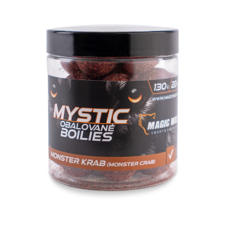 MAGIC WOLF Mystic obalované boilies Monster Krab 130g 22mm