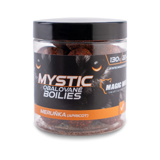 MAGIC WOLF Mystic obalované boilies Meruňka 130g 22mm