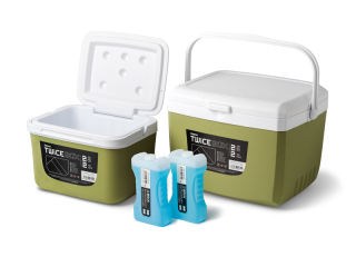 DELPHIN Set chladících boxů Delphin TwiceBOX 2v1 5l +13l / 2x400ml
