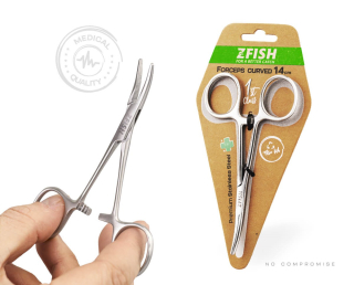 ZFISH Pean zahnutý Premium Quality 14 cm