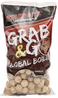 STARBAITS Global boilies VANILKA 20 mm / 1 kg