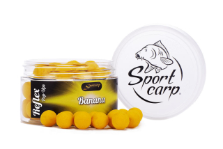 SPORTCARP Plovoucí boilies Reflex Banana (banán - žlutá) 15 mm