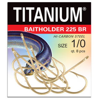 Háček TITANIUM BAIT.225 BR 1/0