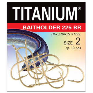 Háček TITANIUM BAIT. 225 BR 2