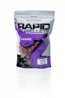 MIVARDI Pelety Rapid Classic Red Halibut 20 mm / 1 kg