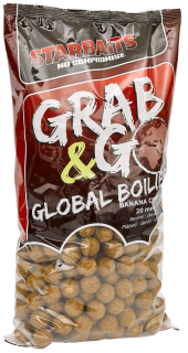 STARBAITS Global boilies BANANA CREAM 20 mm / 2,5 kg